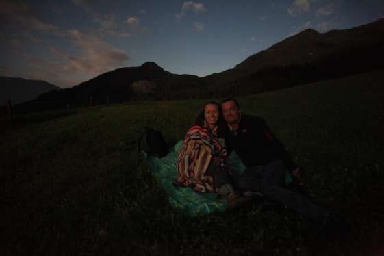 Menschen im Mondlicht