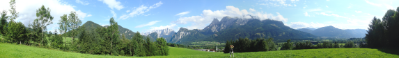 Gesäuseeingang am Tag