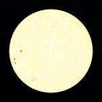 Verlauf der partiellen Sonnenfinsternis 2011 in Wien