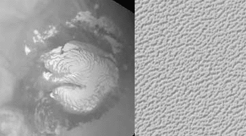 Gesamtansicht des Mars-Nordpoles 