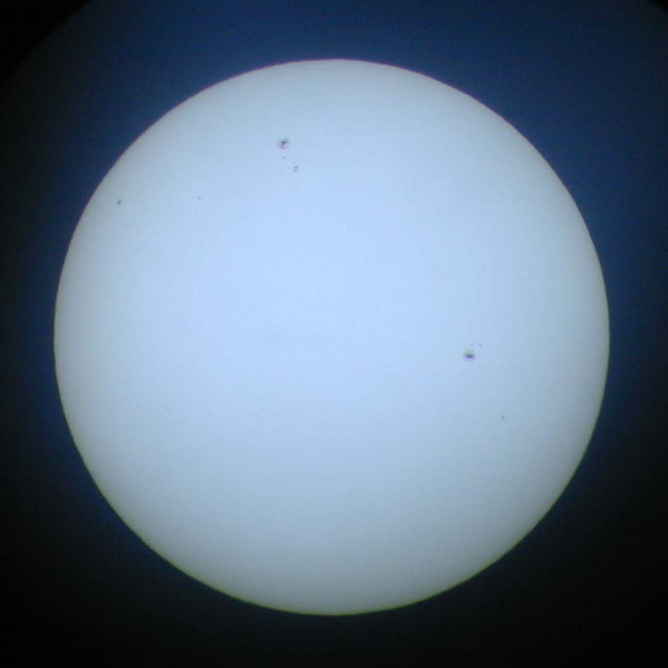 Die Sonne im weissen Licht