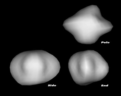 3-D Modell des Kometen 67P/Churyumov-Gerasimenko