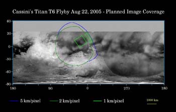 Cassinis knapper Vorbeiflug an Titan
