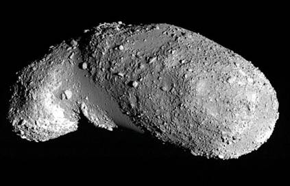 Aufnahme des erdnahen Asteroiden Itokawa