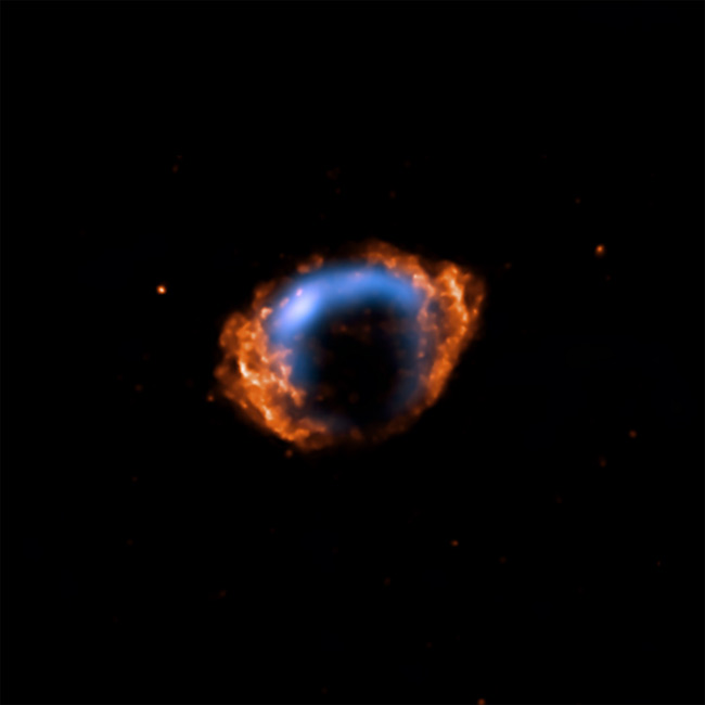 Der hier gezeigte Supernova-Überrest G1.9+0,3 stammt von der jüngste Supernova in unserer Galaxis