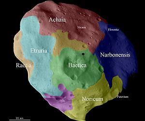Asteroid (21) Lutetia 