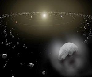Eine künstlerische Darstellung des Zwergplaneten Ceres