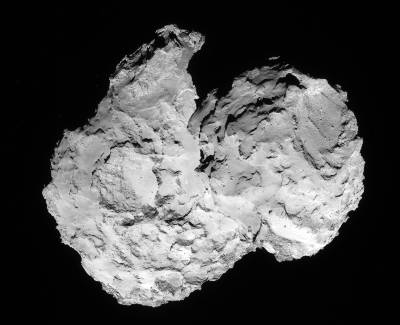 Komet 67P/Churyumov-Gerasimenko am 7. August, aufgenommen aus einer Distanz von 83 km.