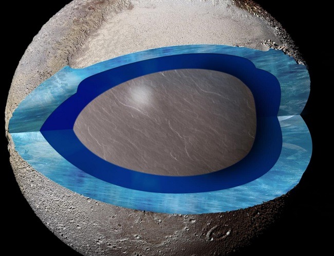 Dieser Bildausschnitt von Pluto zeigt einen Teil von Sputnik Planitia.