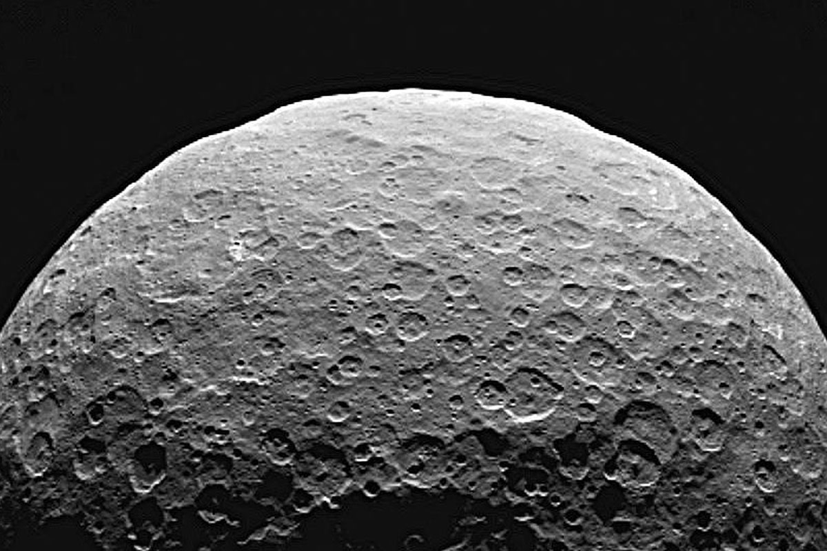 Der Zwergplanet Ceres.