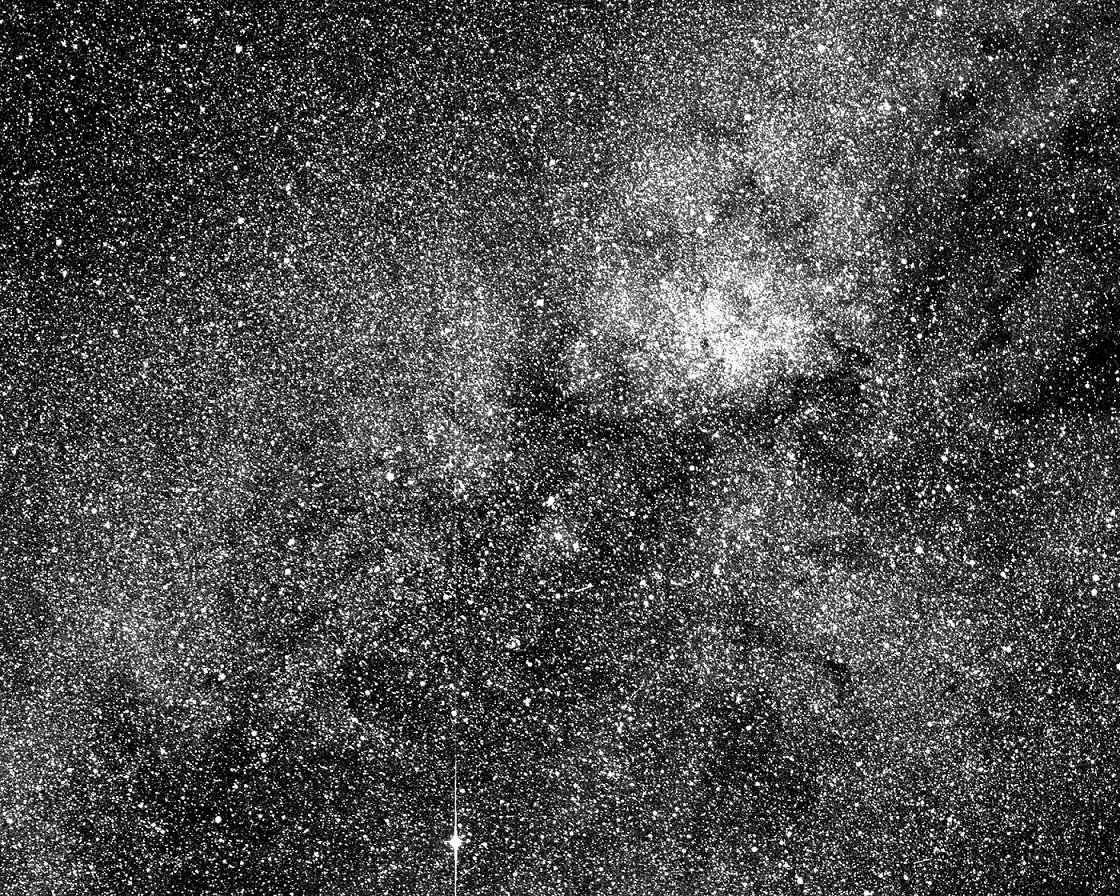 Das erste Testfoto von TESS. Bild: NASA/MIT/TESS.