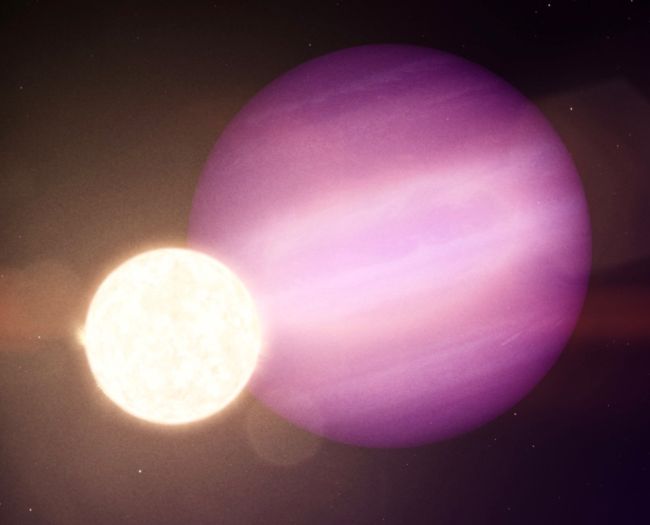 Künstlerische Darstellung von WD 1856 b. Credit:  NASA’s Goddard Space Flight Center