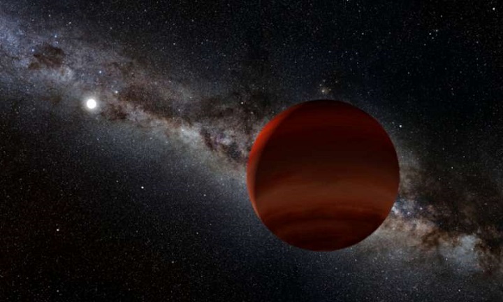 Künstlerische Darstellung von einem neuentdeckten Braunen Zwerg.Credit: NOIRLab/NSF/AURA/ P. Marenfeld; Acknowledgement: William Pendrill